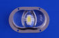 ÉPI 10W - 100W a mené la lentille en verre, lentille optique de LED pour la lentille menée de module